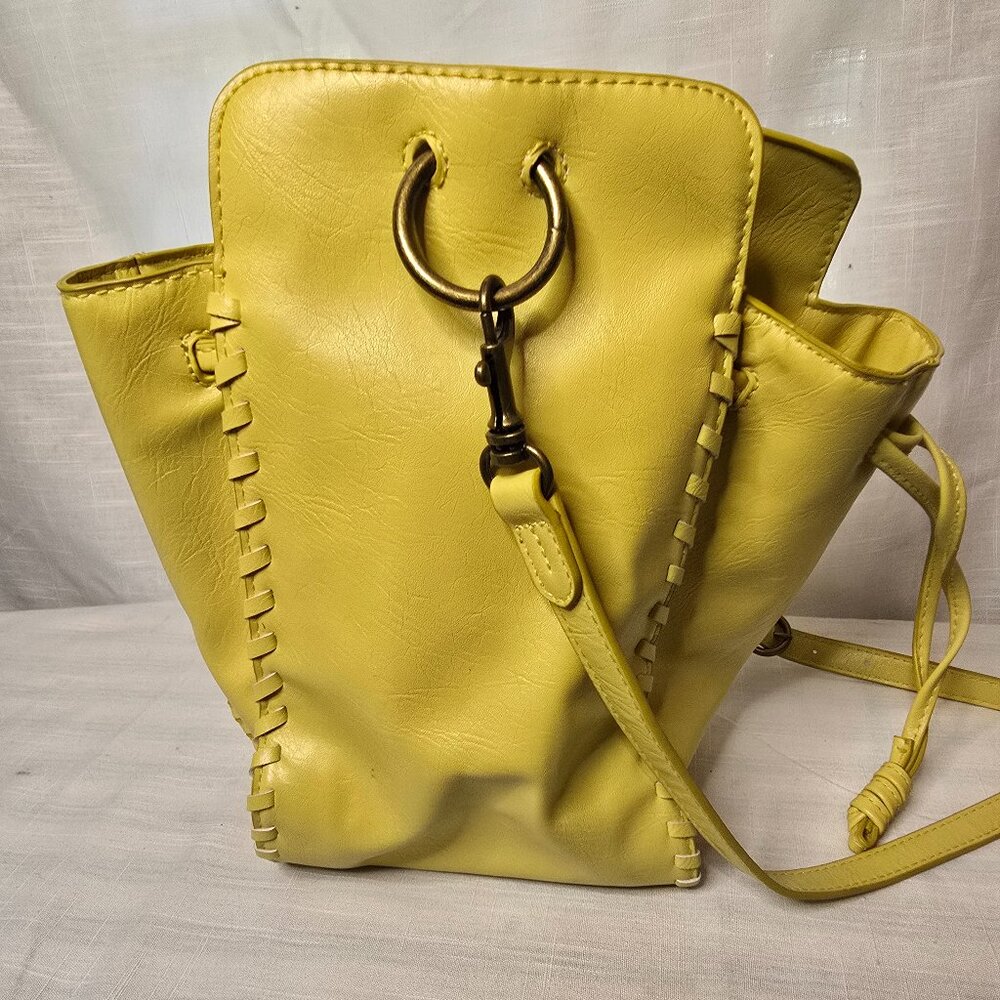 Universal Thread Yellow Drawstring Crossbody - image 1